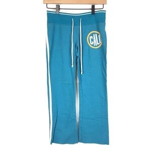 HOLLISTER Vintage Y2K Girls Sweatpants Capri Raw Hem Cali Spellout Size XS